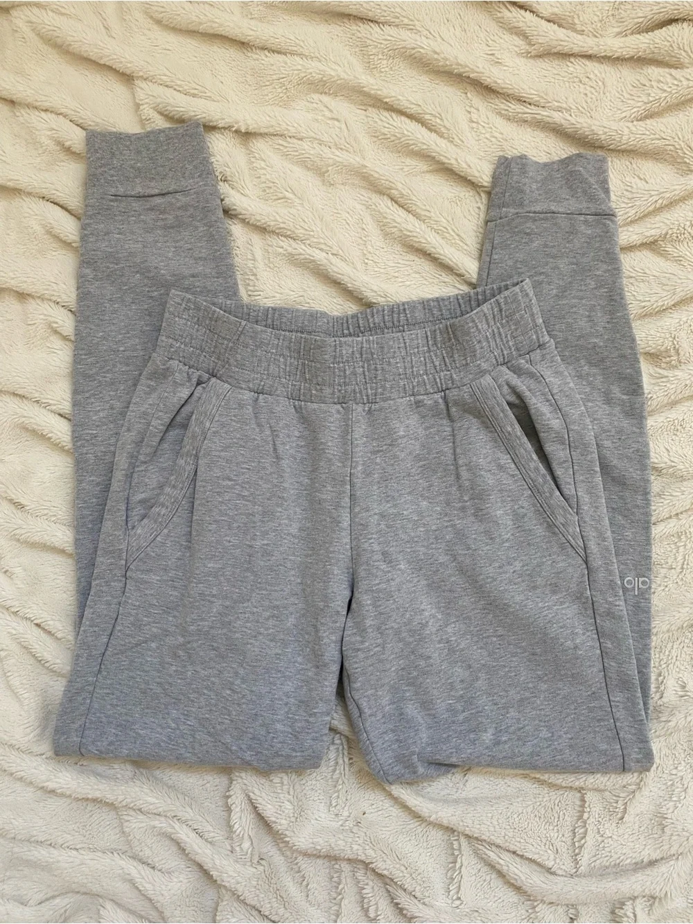 Alo Yoga Unwind sweatpants joggers grey Sz XS